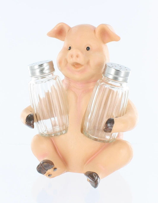 "Porcine Spice" Pig Salt and Pepper Shaker Set