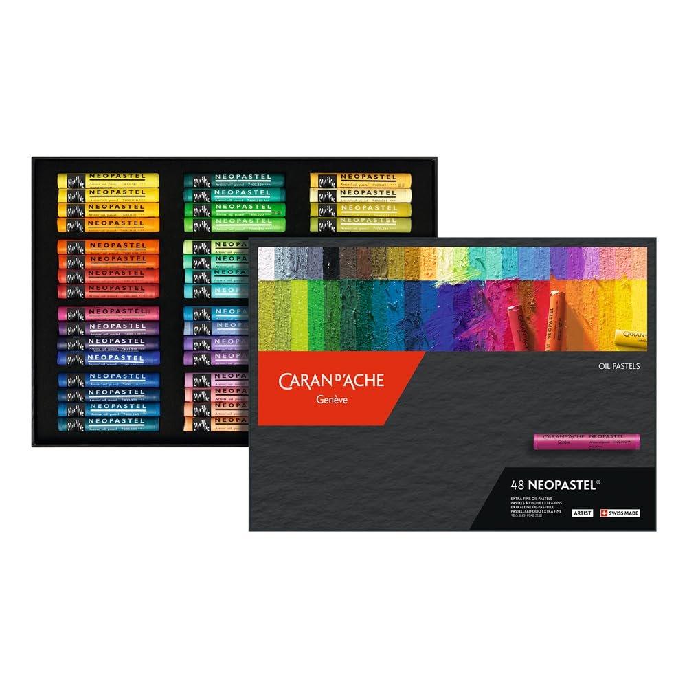 Caran D'ache Neopastel Oil Pastels Set Of 24 (7400.324)