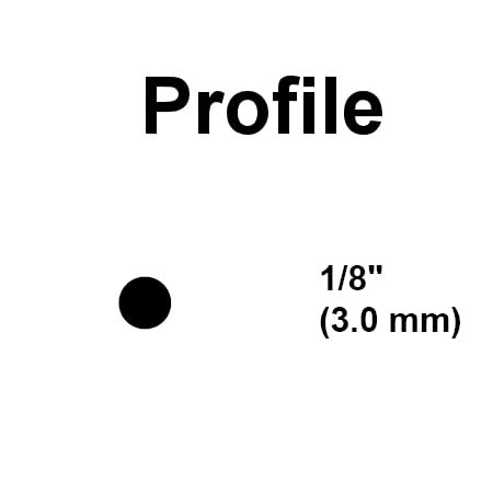 Polyvance Black Polypropylene (PP) Plastic Welding Rods, 1/8" Diameter 1 lb