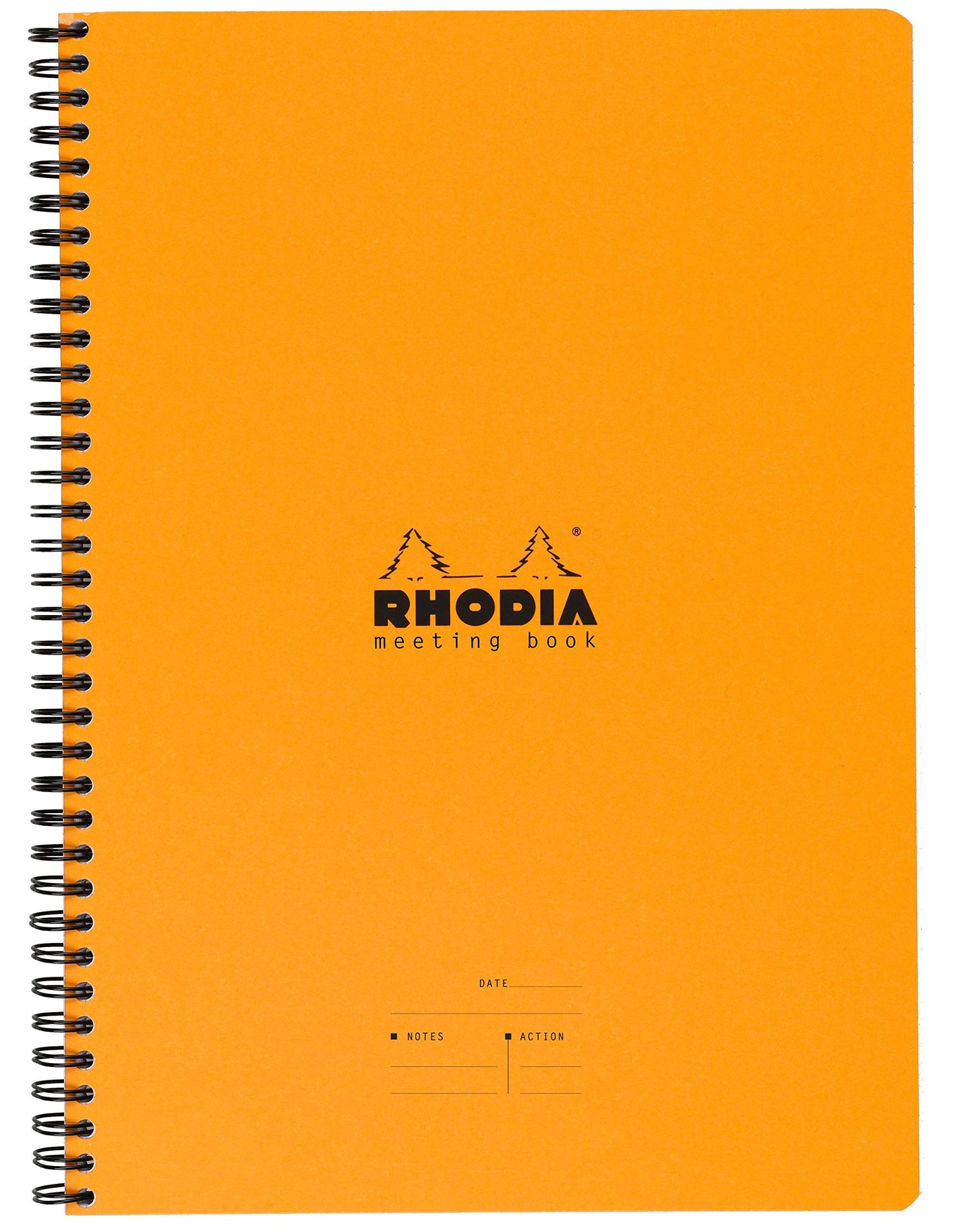 Rhodia Wirebound Meeting Book, Pre-Printed