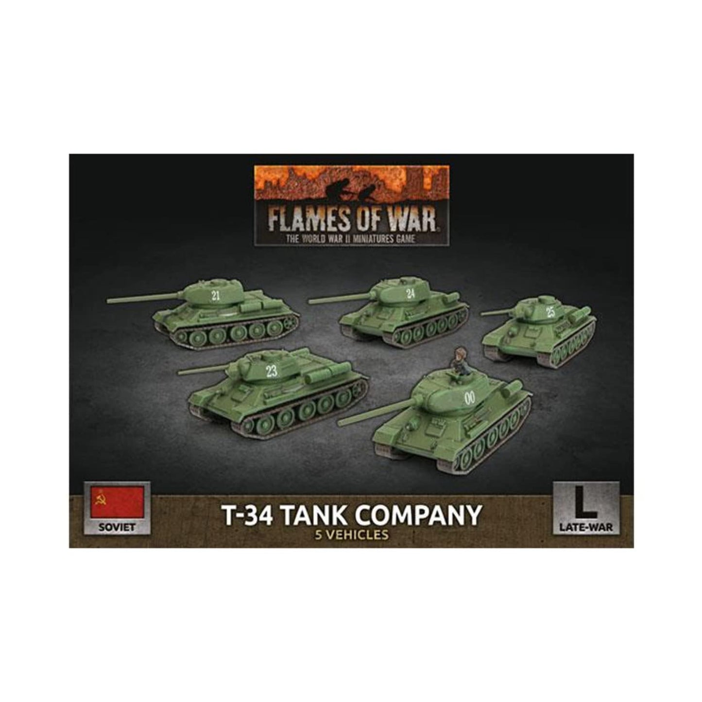 Flames of War Late War: Soviet T-34 Tank Company