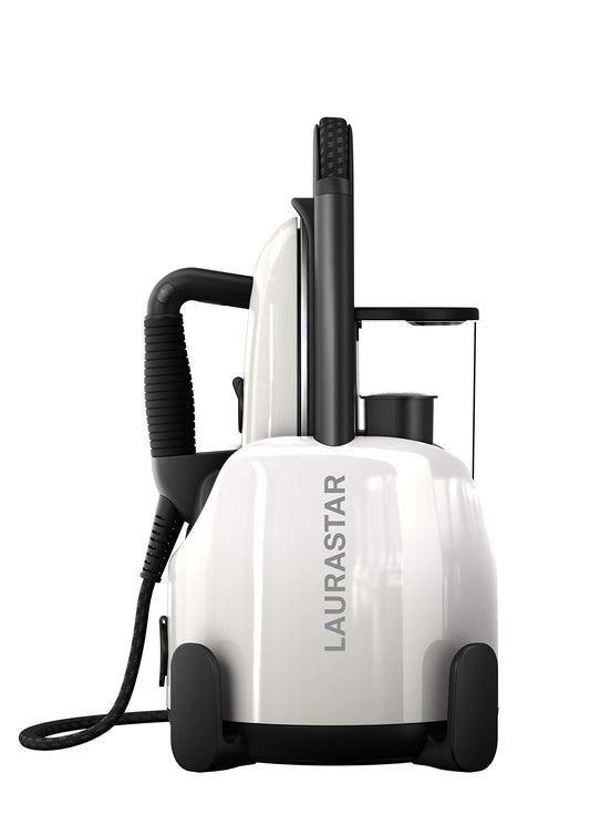 Laurastar Lift White Steam Iron: 3in1 Iron, Steamer and Textile Purifier Continuous Steam Pressure