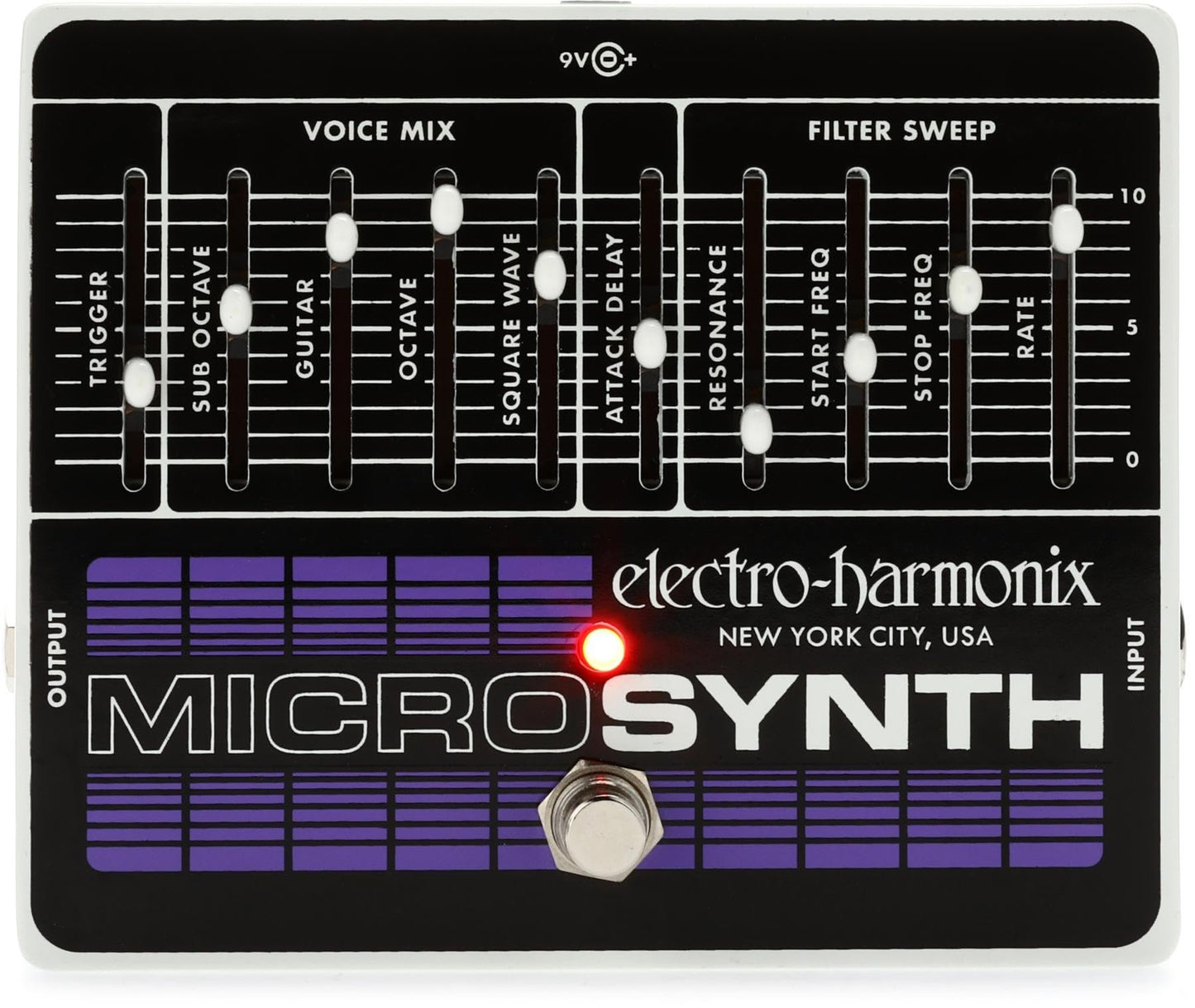 Electro-Harmonix Micro Synth Analog Guitar Synth Pedal