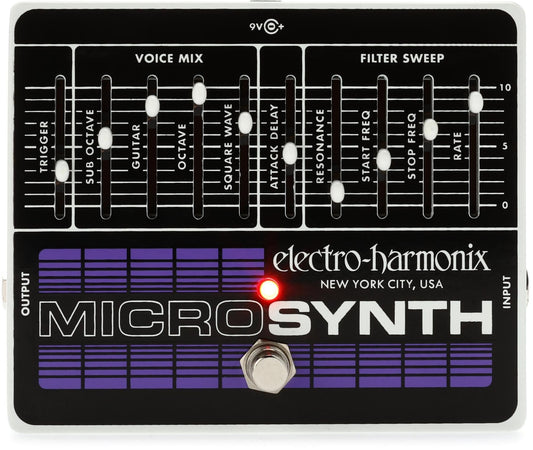 Electro-Harmonix Micro Synth Analog Guitar Synth Pedal