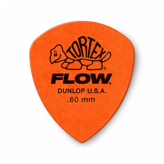 Dunlop Tortex Flow .60 mm Guitar Picks 2 Pack (24) Bundle