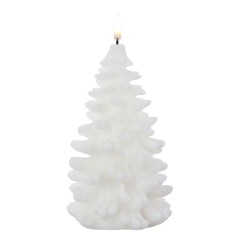 RAZ Imports 4.25" X 8" White Christmas Tree Candle