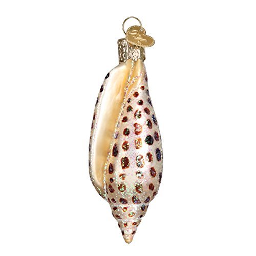 Old World Christmas Ornaments: Beach Shells Glass Blown Ornaments for Christmas Tree