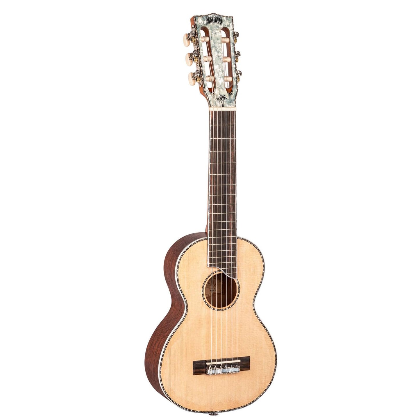 Mahalo, 6-String Ukulele Concert, Natural, Guitarlele (MP5)