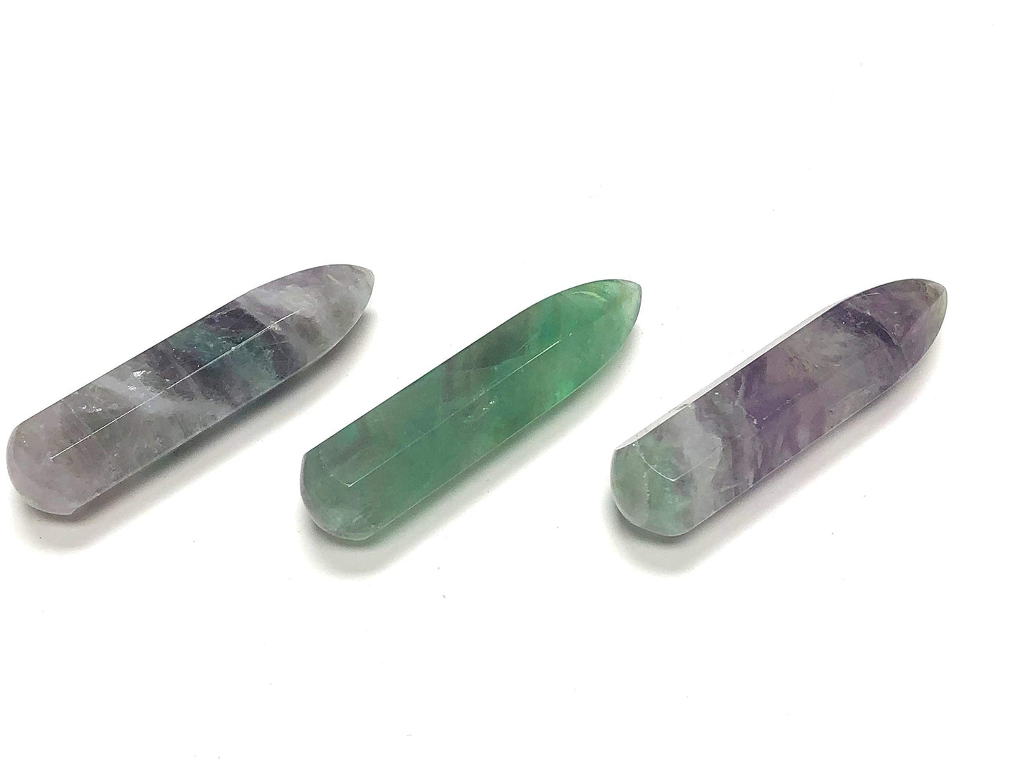 Zentron Crystal Collection: 60MM All Natural Gemstone Crystal 2"+ Wand and Velvet Pouch