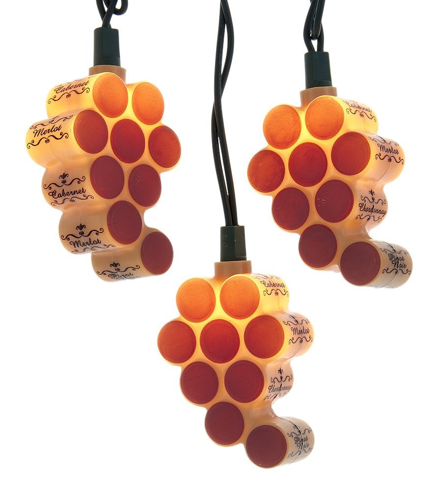 Kurt Adler UL 10-Light Wine Cork Light Set