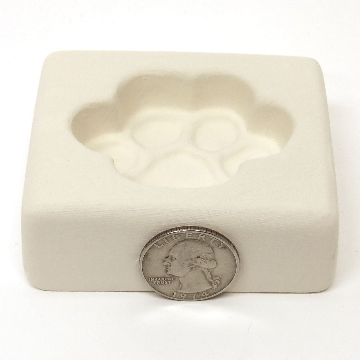 Paw Print Casting Mold