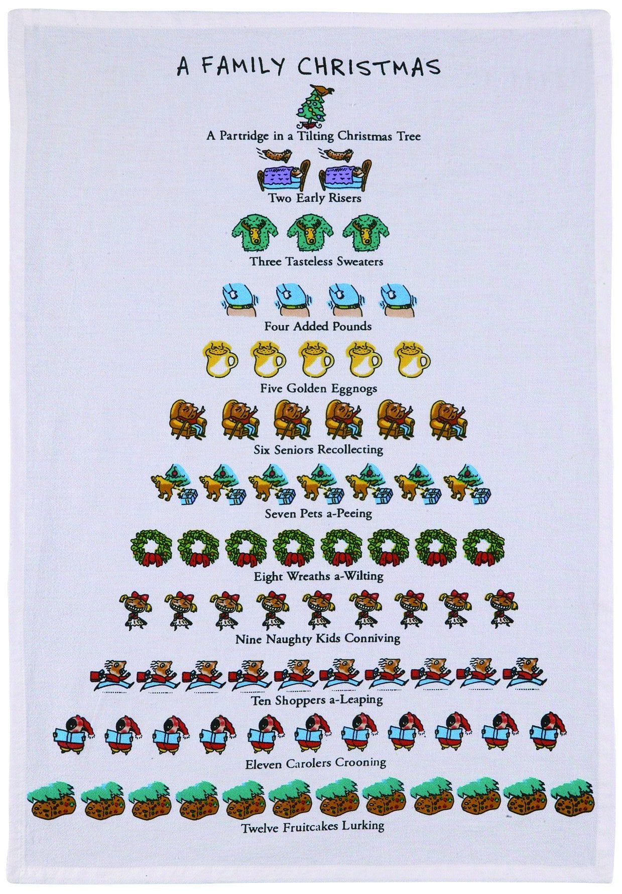 Mistletoe & Co. A Family Christmas Kitchen Towel, 18" x 26"