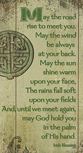 Autom Irish Blessing Wood Pallet Sign Wall Plaque, 15 Inch