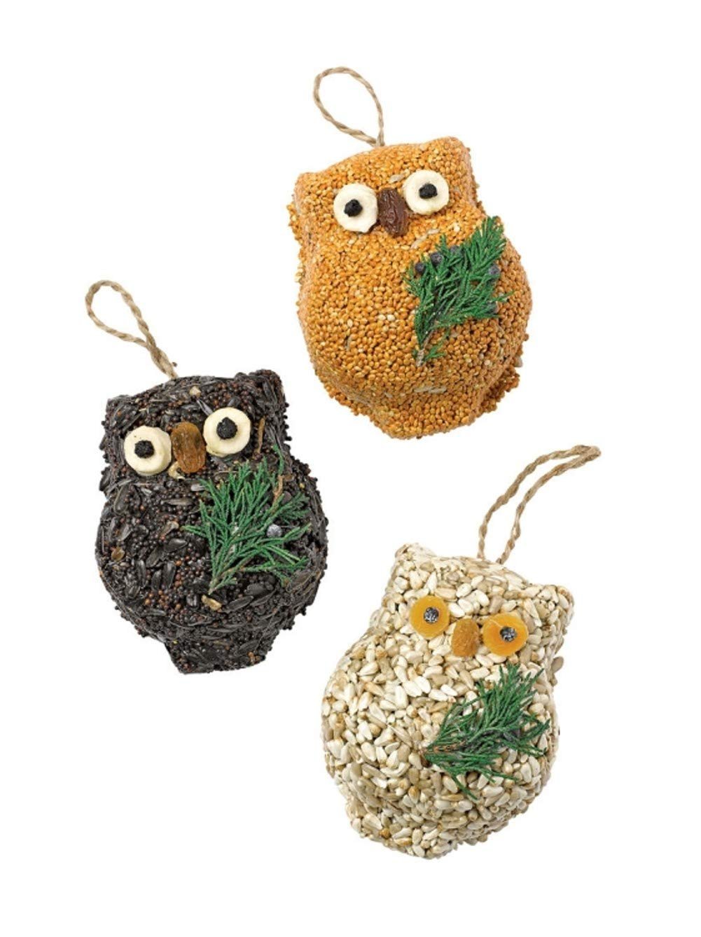 Mr. Bird Ollie Owl Bird Seed Ornaments (1)