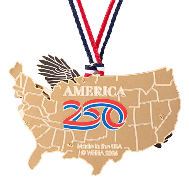 AMERICA250 Eagle of Freedom Over America Ornament