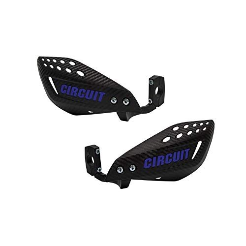 CIRCUIT EQUIPMENT Universal Motorcycle Handguards - High Strength Enduro Motorcycle Handguards Vector for Any Weather - Dirt Bike Handguards with Brackets, Nuts, & Screws