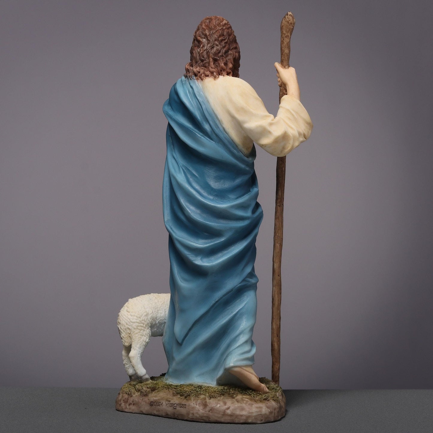 Veronese Design 6 1/4 Inch Jesus The Shepherd Polyresin Hand Painted Religious Collectible Figurine Sculpture