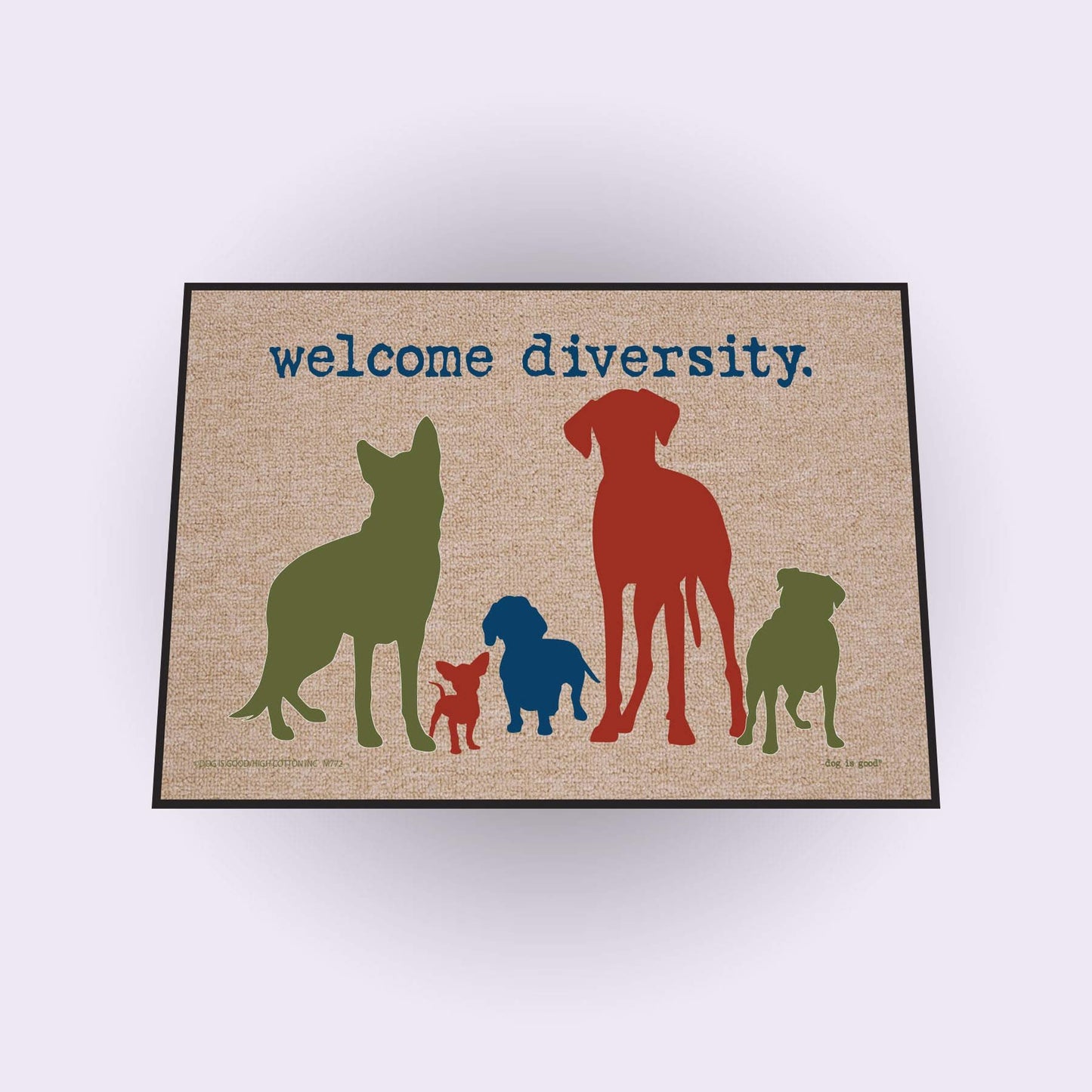 High Cotton Outdoor Mat, Welcome Diversity