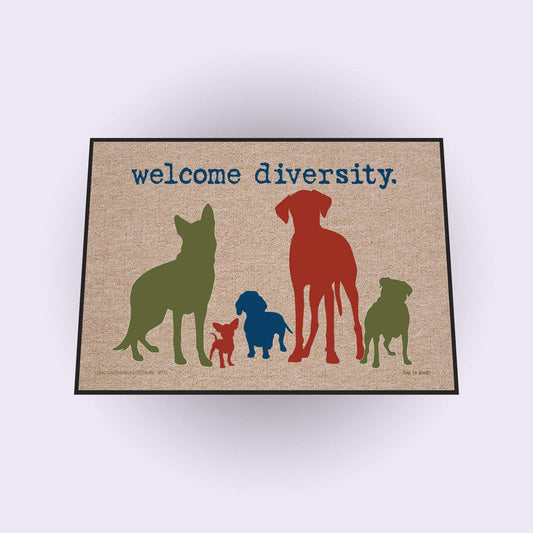 High Cotton Outdoor Mat, Welcome Diversity