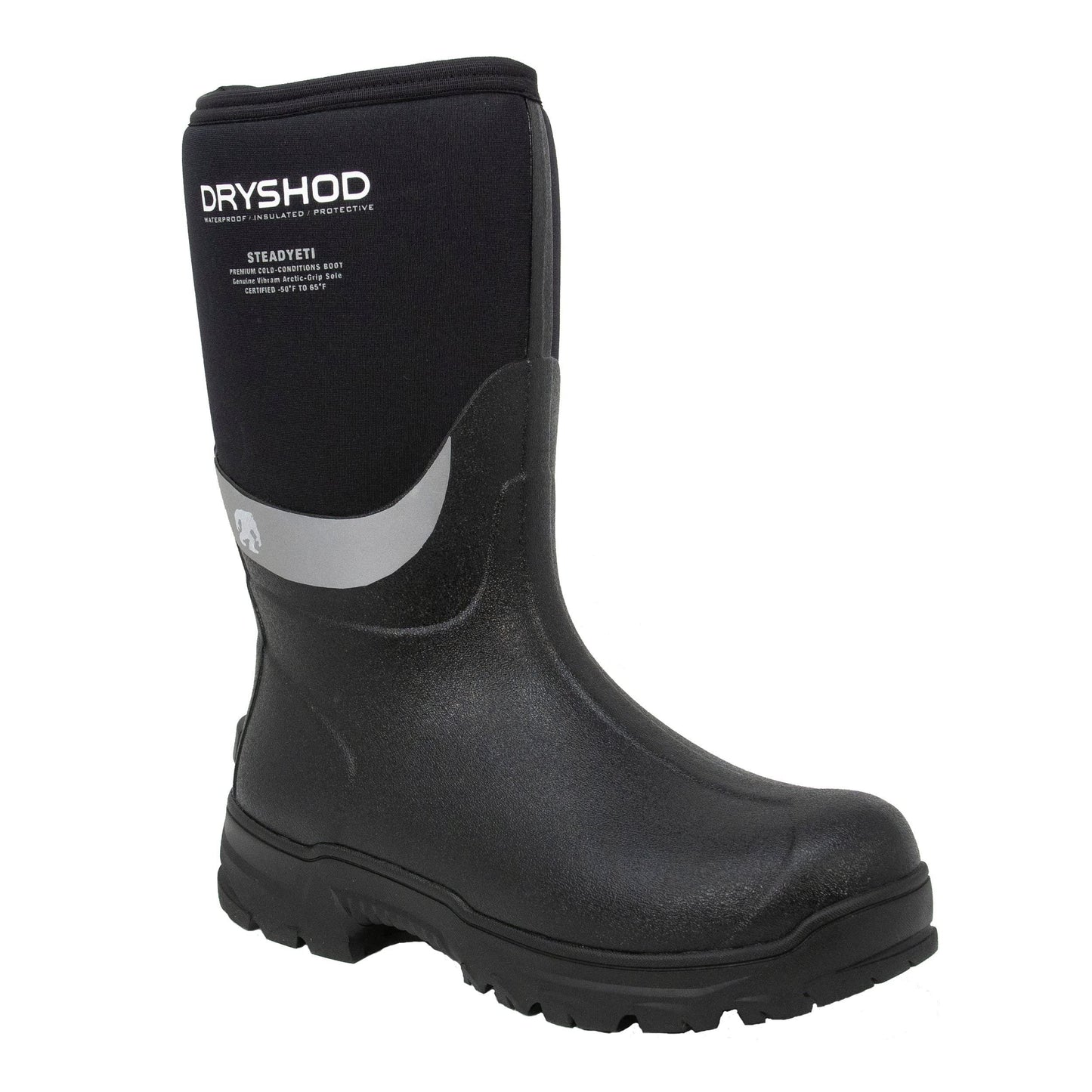 Dryshod STEADYETI Mid with genuine Vibram Arctic Grip Outsole