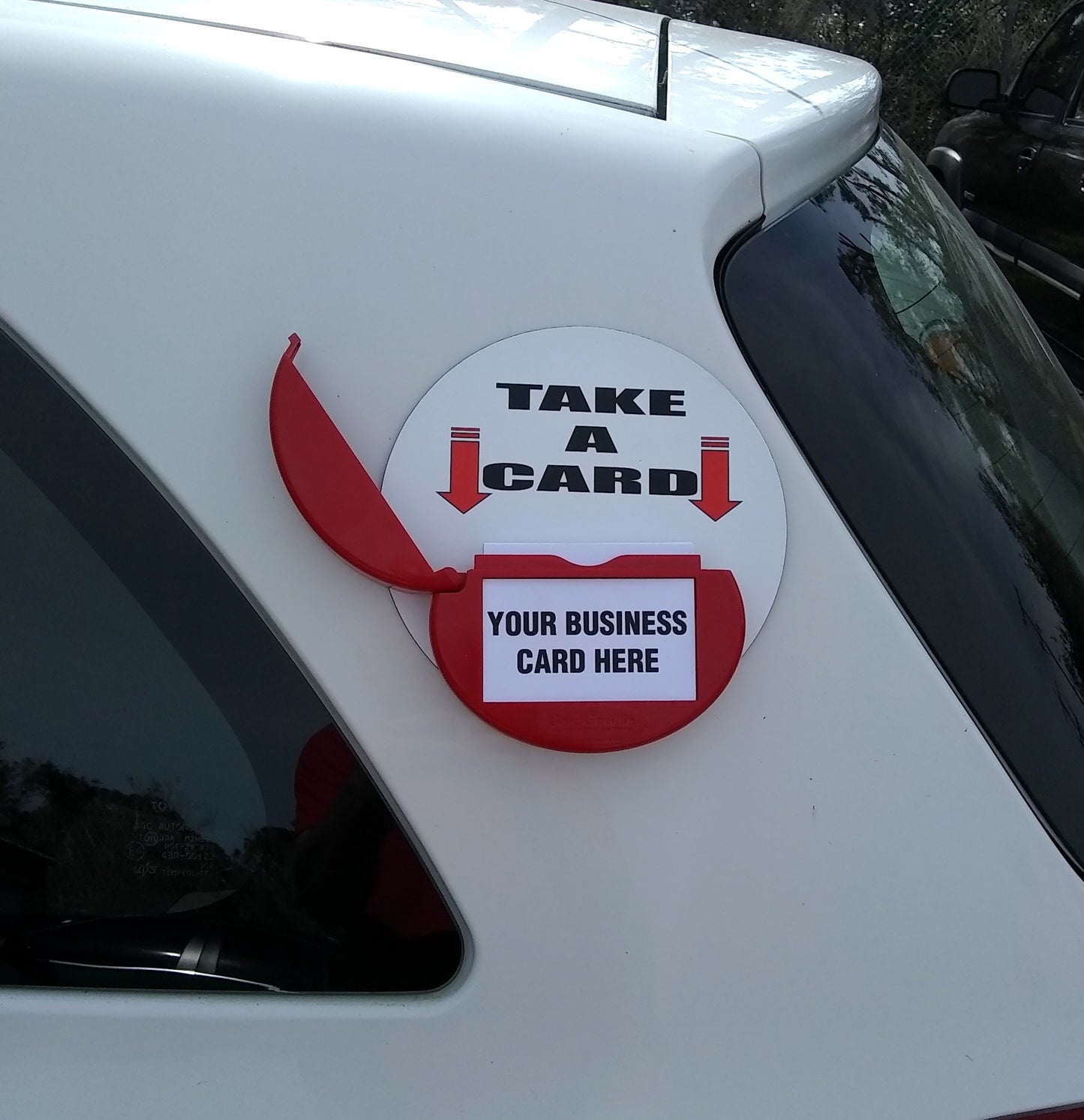 Marketing Holders Card Caddie Outdoor Vehicle Business Card Holder with Magnet