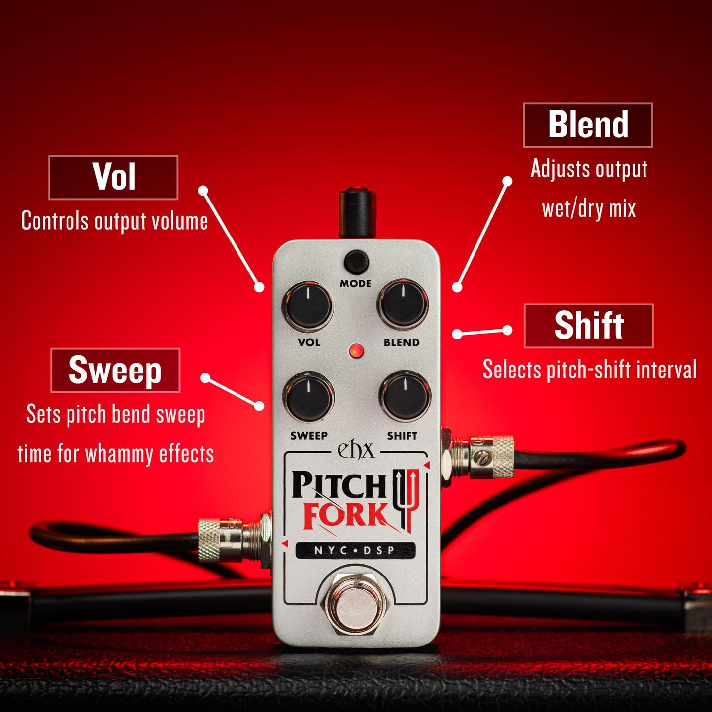 Electro-Harmonix Pico Pitch Fork Pitch Shifter Pedal