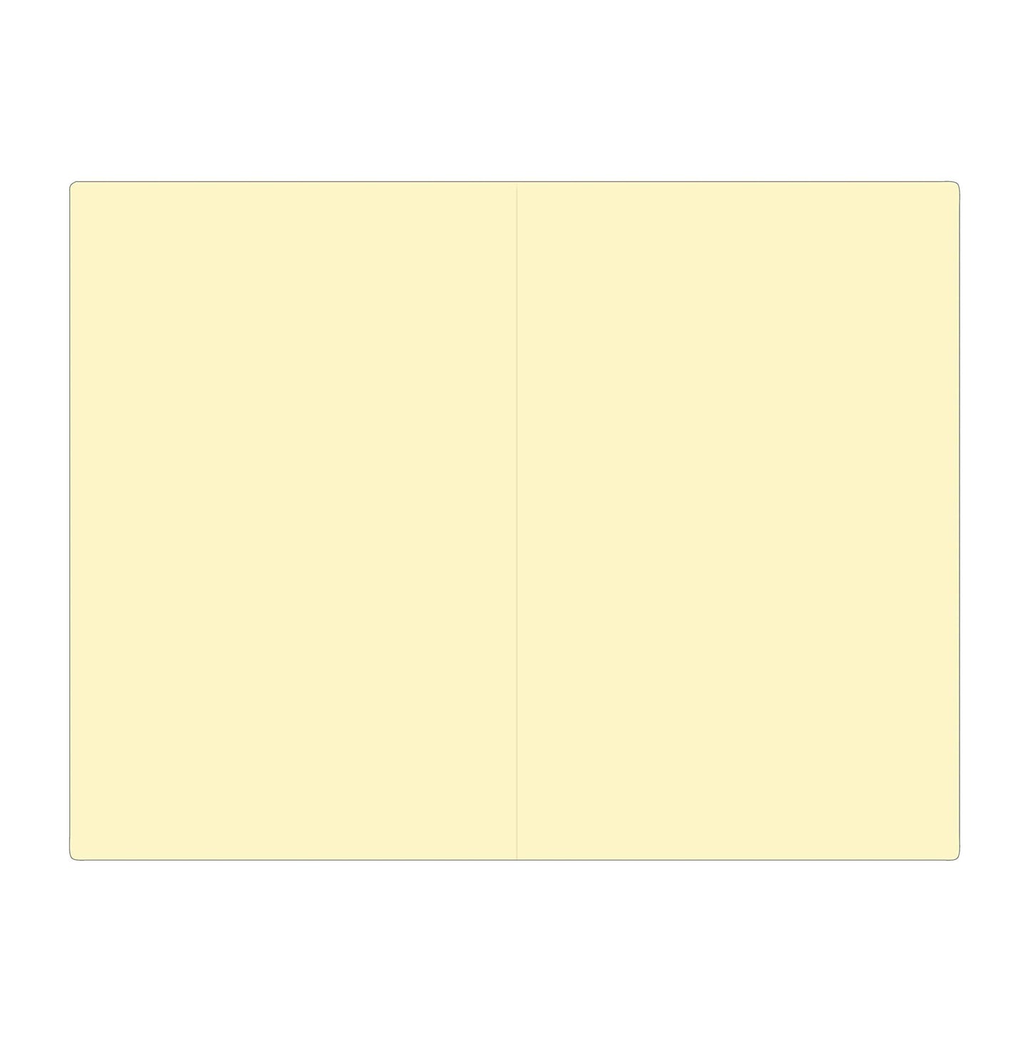 Quo Vadis Habana Bound Journal - 80 Blank Sheets - Ivory Paper - 4 x 6 - Red