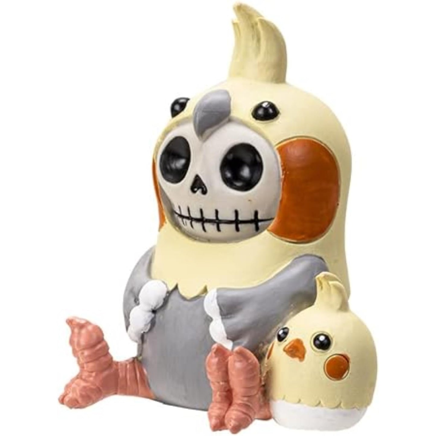 Furrybones - Cheeky Skeleton Dressed as a Cockatiel Bird