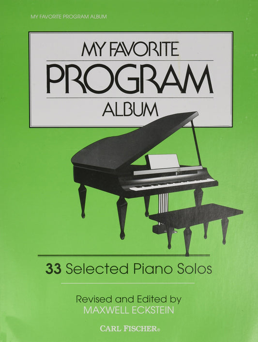 Carl Fischer My Favorite Program Album (Piano)