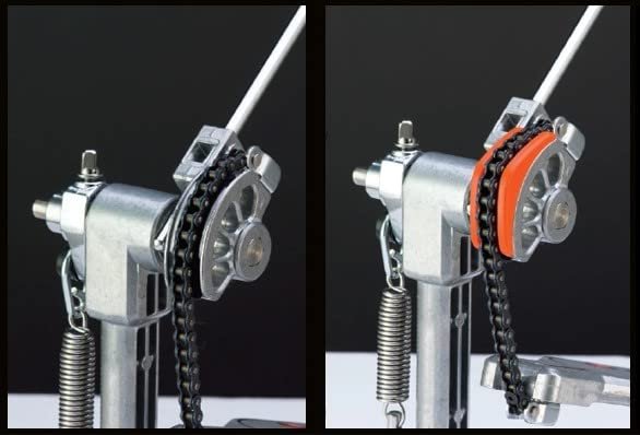 Pearl P932 Longboard Double Bass Drum Pedal with Sprocketless Chain Drive , Powershifter Pedalboard, and Dual Interchangeable Cams.