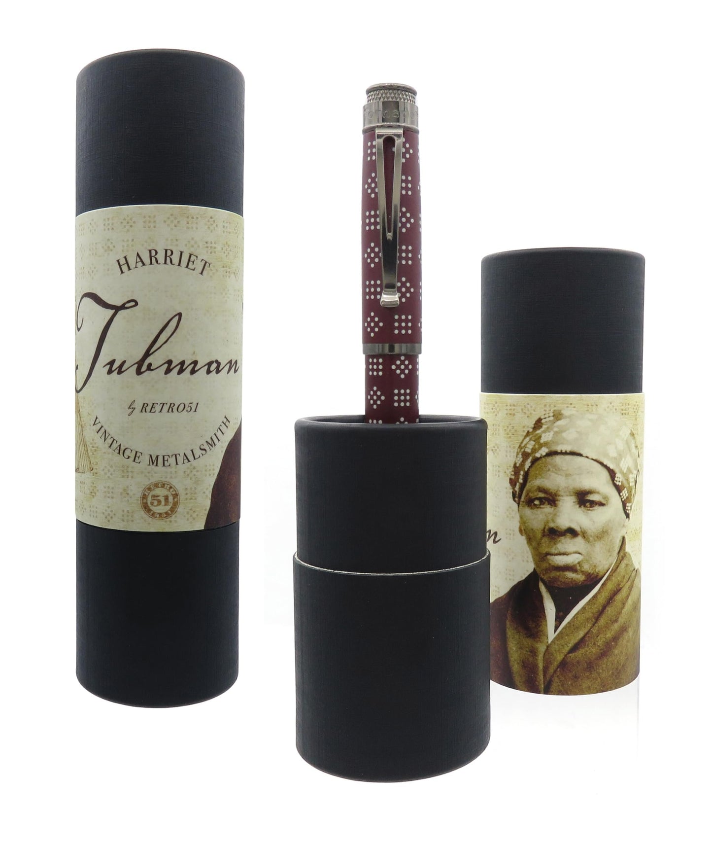 Retro 51 Tornado™ Fountain Pen - Harriet Tubman, Fine Nib