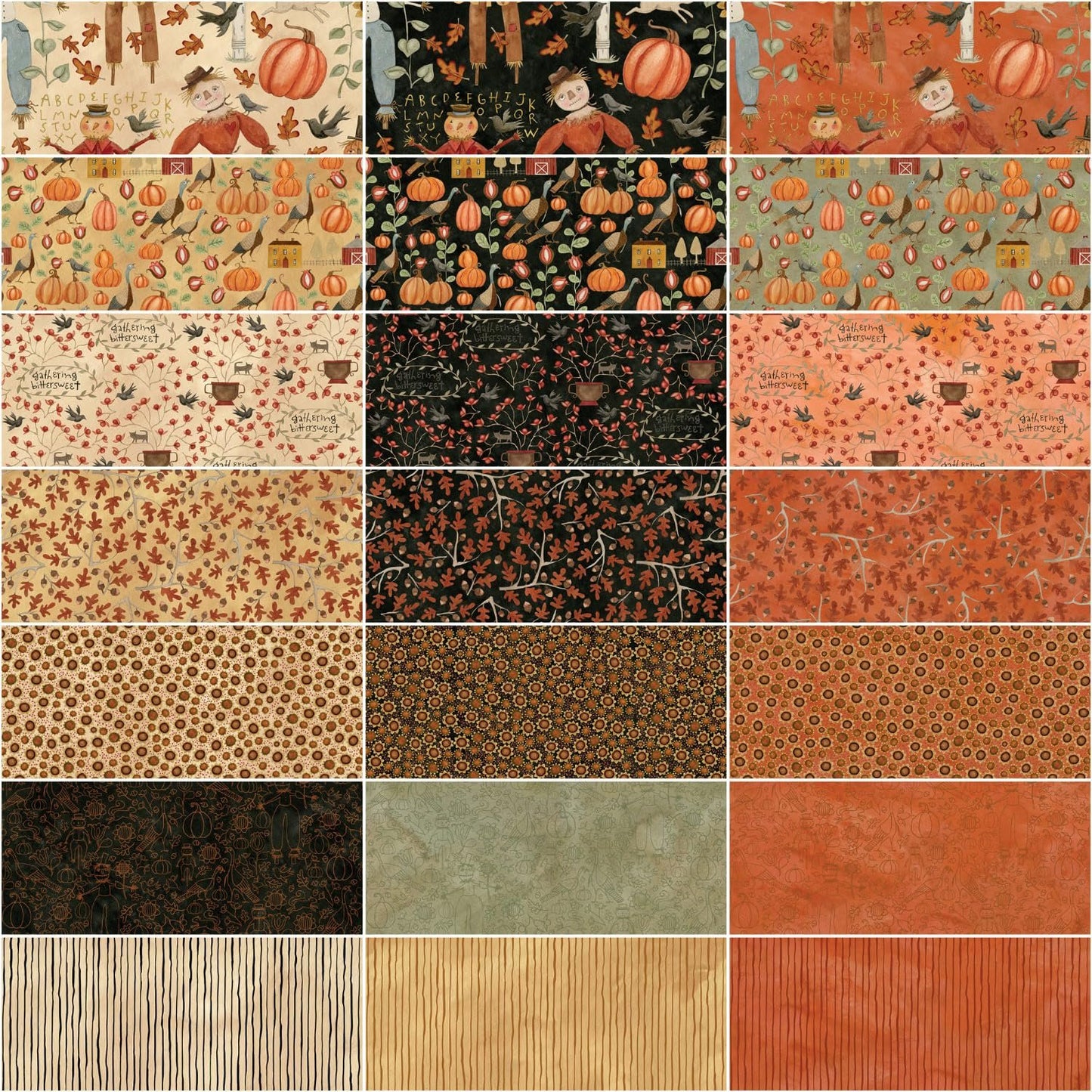 Teresa Kogut Bittersweet Farm 21 Fat Quarters Riley Blake Designs FQ-14850-21