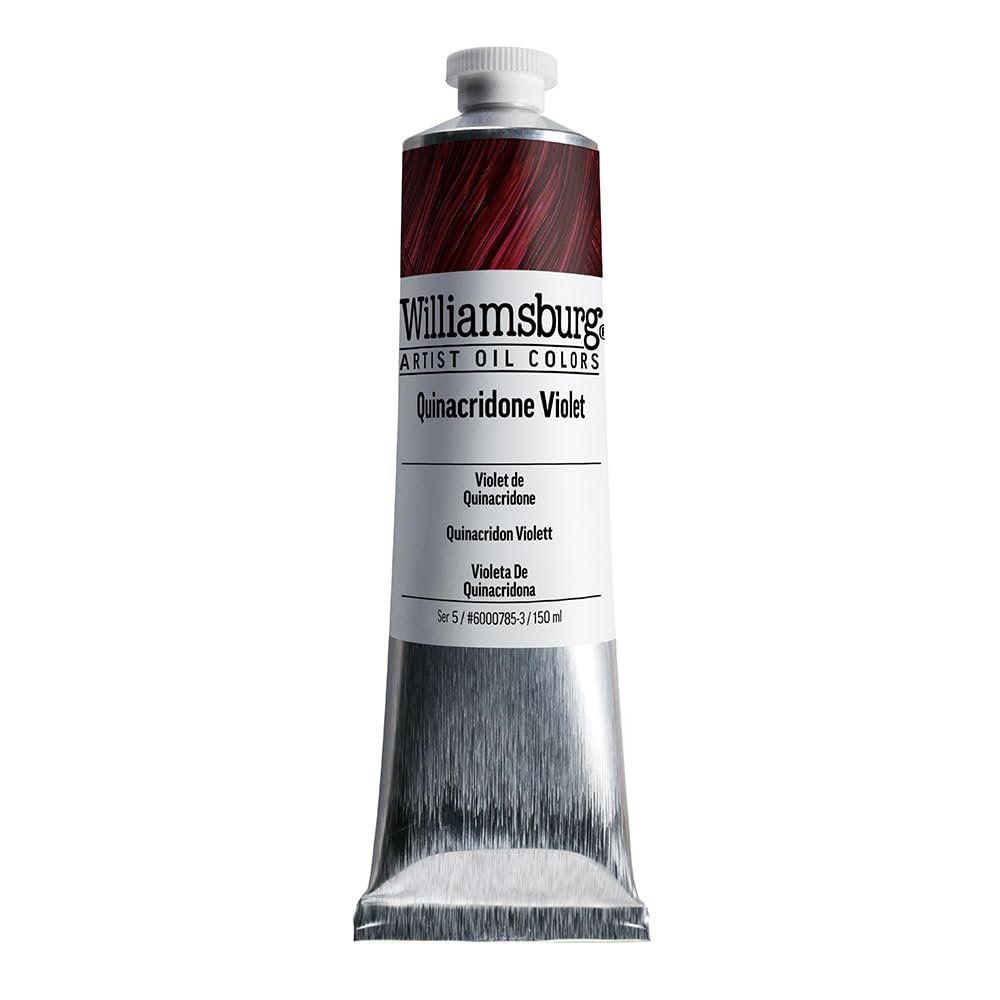 Williamsburg Artist Oil Colors by GOLDEN, Cadmium Red Vermilion, 150 ml tube, Professional Oil Paint, Opaque