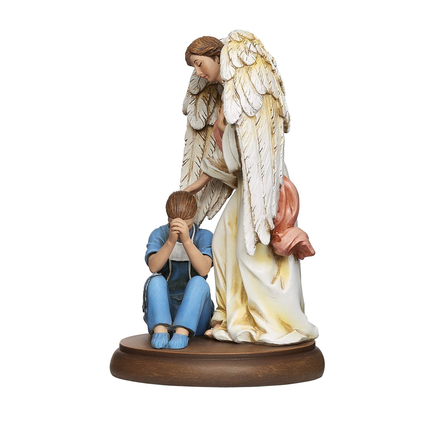Joseph's Studio by Roman - 7.25" H Guardian Angel with Female Healthcare Worker Figure, Religious Gifts