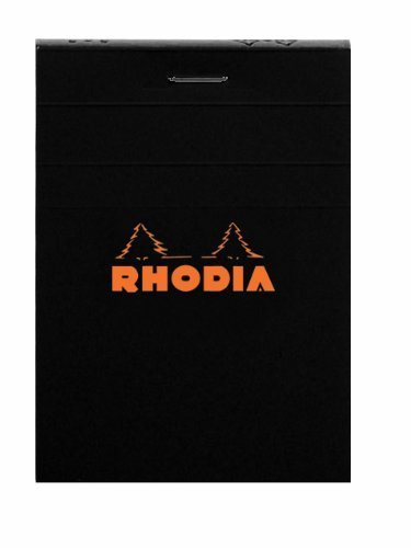 Black Rhodia Top Staplebound No. 11 Notepad (3 X 4), Pack of 5