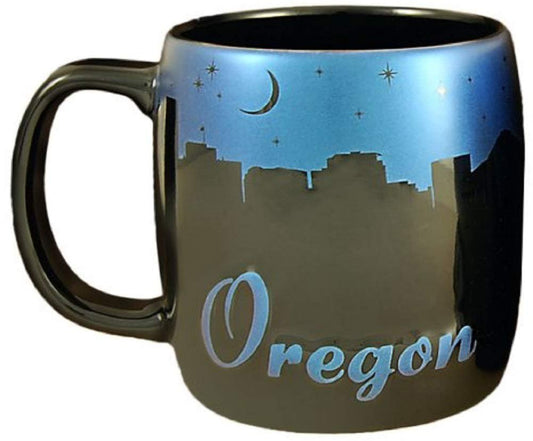Americaware Oregon 22 oz Night Sky Silhouette BIG Mug