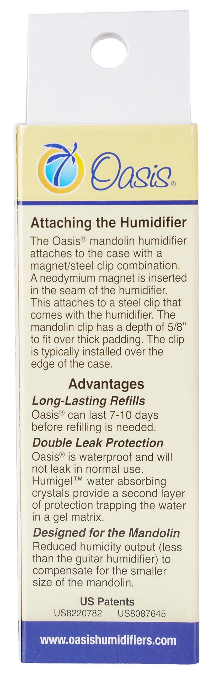 O Oasis Humidifier for Acoustic Guitars (Mandolin
