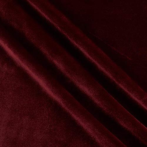Shannon Minky Solid Cuddle 3 Extra Wide Merlot, Fabric by the Yard