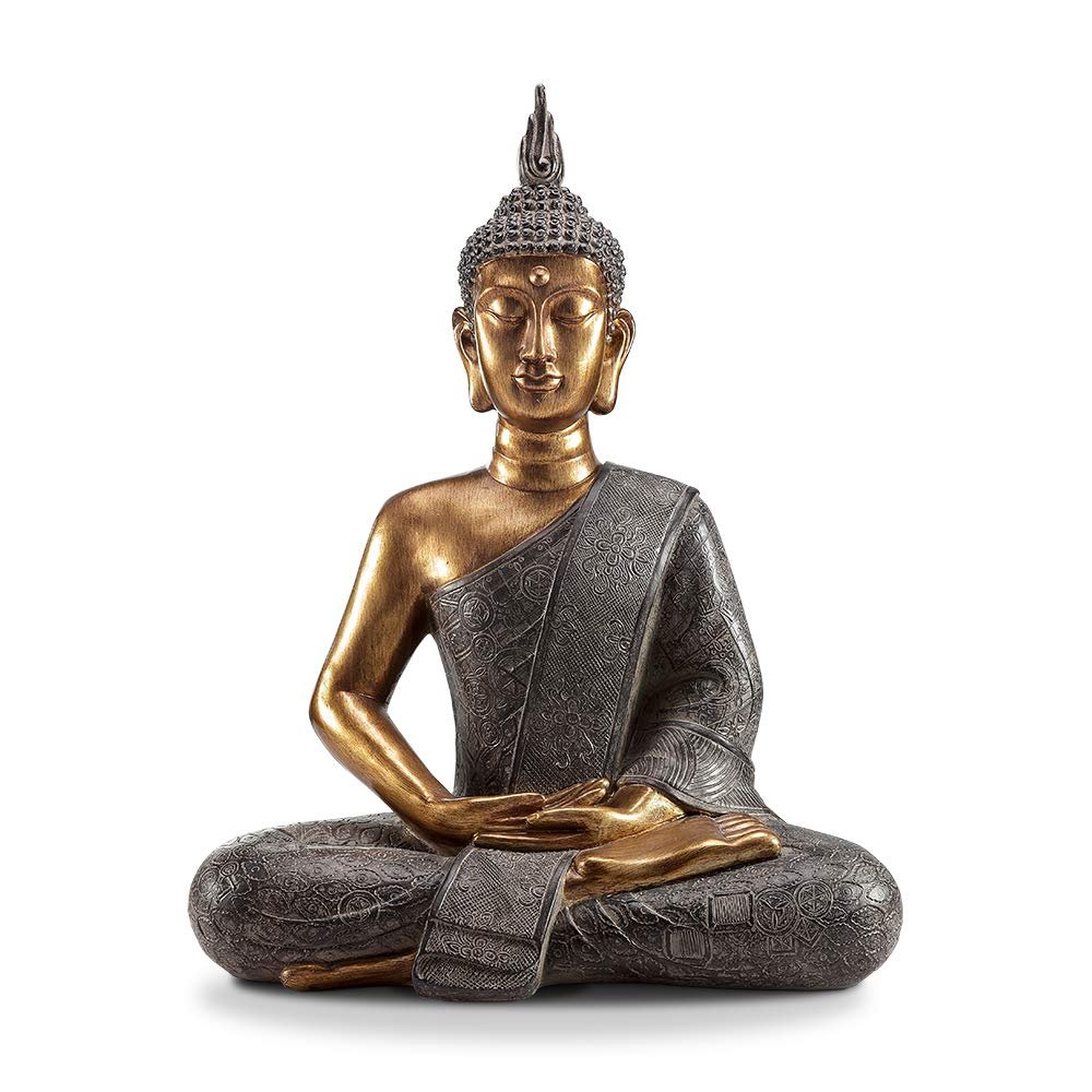 SPI Home Thoughtful Buddha Garden Sculpture