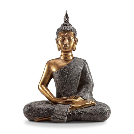 SPI Home Thoughtful Buddha Garden Sculpture
