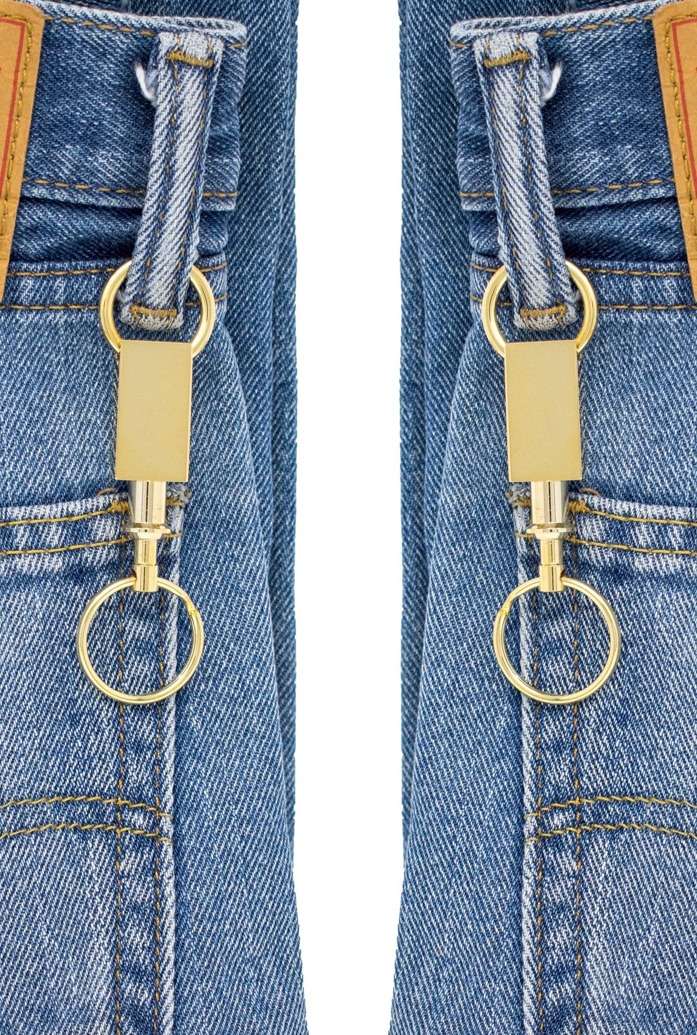 Stephanie Imports Set of 2 Quick Release, Detachable Valet Keychains With Dual Key Rings
