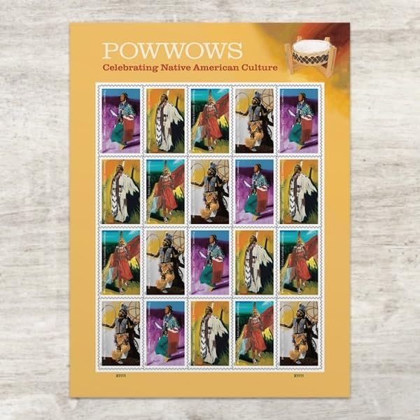 Powwows Celebrating Native American Culture 2025 (Sheet of 20) First-Class Mail Forever Postage Stamps