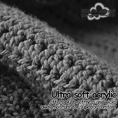 World's Softest Classic Crew Socks - Ultra Soft Crew Socks for Women and Men