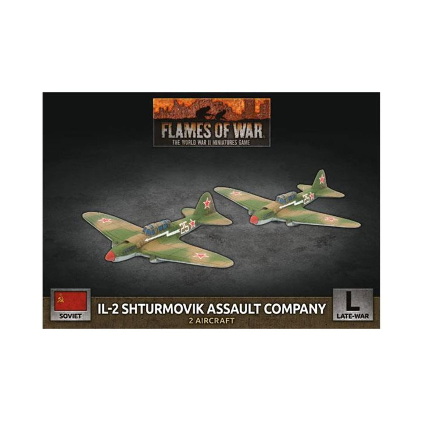 Flames of War Late War: Soviet IL-2 Shturmovik Assault Company (SBX77)