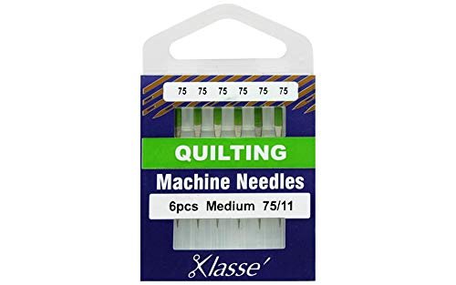 Klasse Machine Needle Quilting Size 75/11 6pc