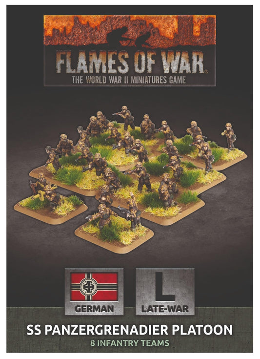 Flames of War: Late War German Waffen SS Panzergrenadier Platoon (GBX141)