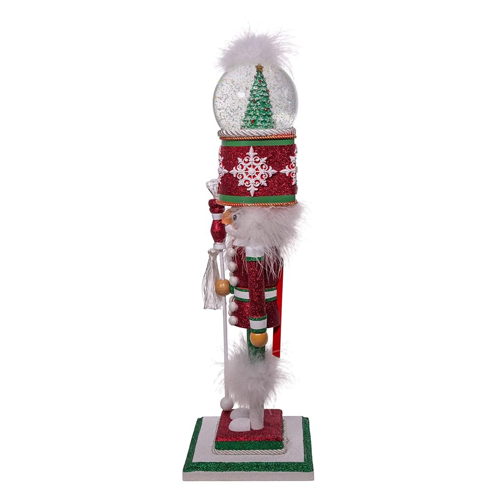 Kurt Adler 20" Hollywood Nutcrackers™ Animated Musical Water Globe Hat Nutcracker